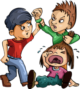 Children fighting