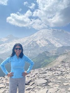 Sharmin Banu at Mt Rainier WA